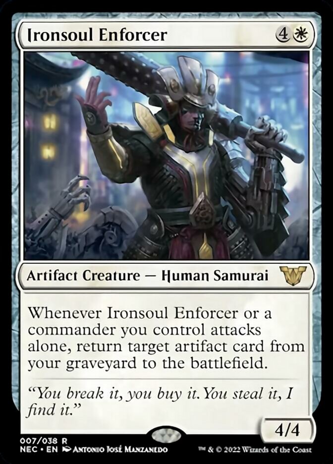 Ironsoul Enforcer [Kamigawa: Neon Dynasty Commander] | Event Horizon Hobbies CA