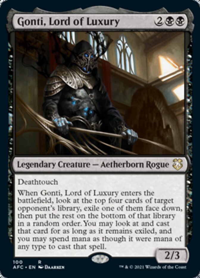 Gonti, Lord of Luxury [Dungeons & Dragons: Adventures in the Forgotten Realms Commander] | Event Horizon Hobbies CA