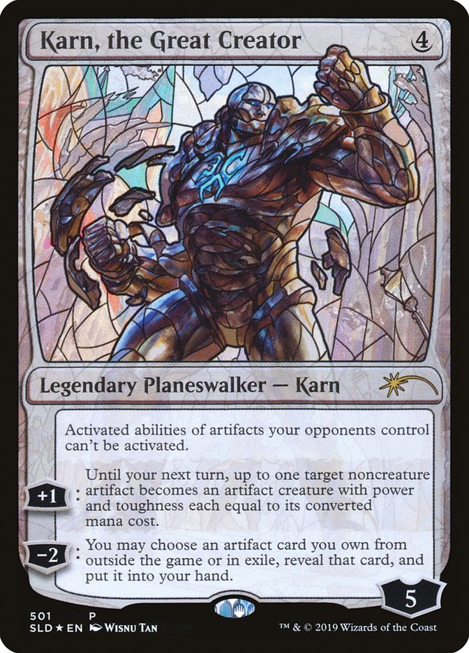 Karn, the Great Creator (Stained Glass) [Secret Lair Drop Promos] | Event Horizon Hobbies CA