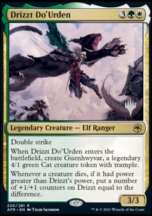 Drizzt Do'Urden (Promo Pack) [Dungeons & Dragons: Adventures in the Forgotten Realms Promos] | Event Horizon Hobbies CA