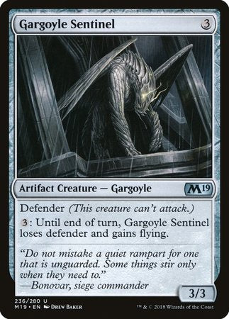 Gargoyle Sentinel [Core Set 2019] | Event Horizon Hobbies CA
