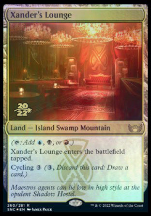 Xander's Lounge [Streets of New Capenna Prerelease Promos] | Event Horizon Hobbies CA
