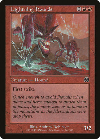 Lightning Hounds [Mercadian Masques] | Event Horizon Hobbies CA