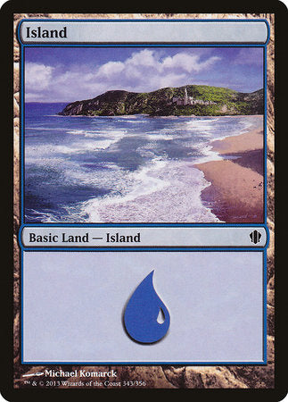 Island (343) [Commander 2013] | Event Horizon Hobbies CA