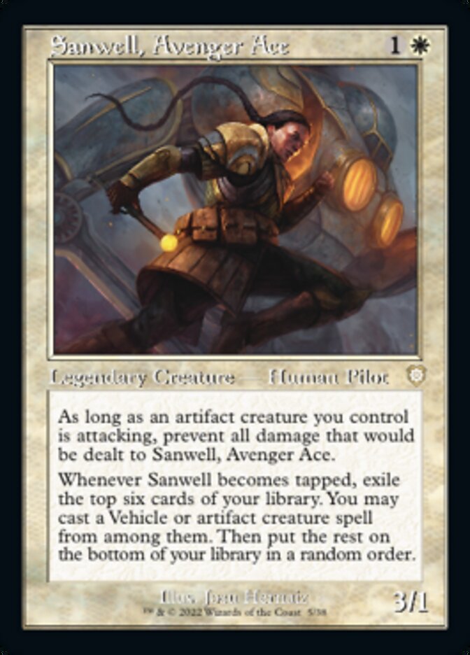Sanwell, Avenger Ace (Retro) [The Brothers' War Commander] | Event Horizon Hobbies CA