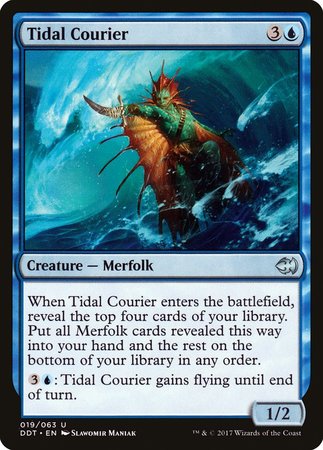 Tidal Courier [Duel Decks: Merfolk vs. Goblins] | Event Horizon Hobbies CA