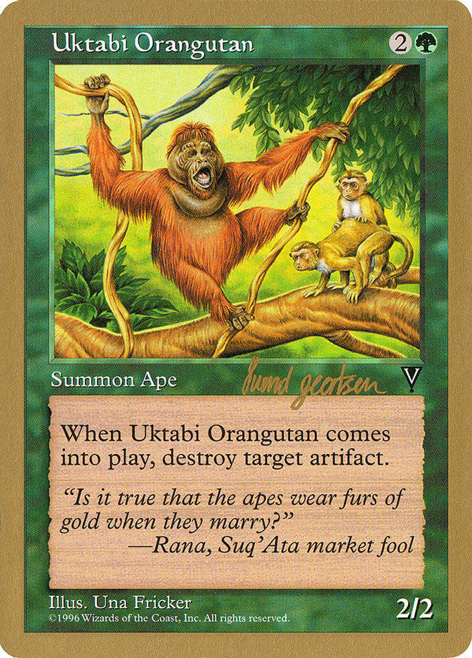 Uktabi Orangutan (Svend Geertsen) (SB) [World Championship Decks 1997] | Event Horizon Hobbies CA