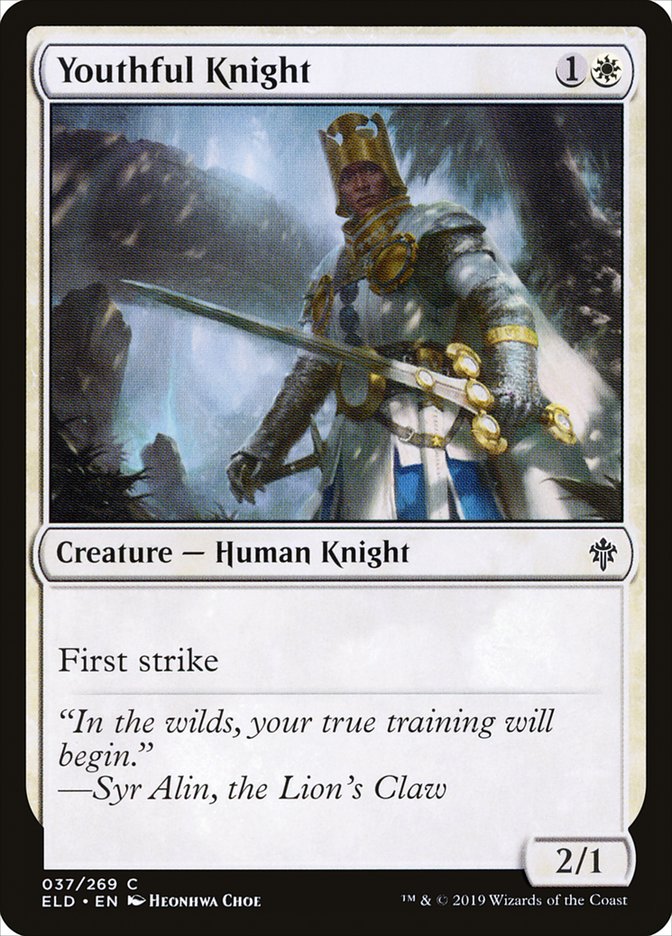 Youthful Knight [Throne of Eldraine] | Event Horizon Hobbies CA