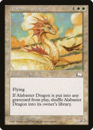 Alabaster Dragon [Weatherlight] | Event Horizon Hobbies CA