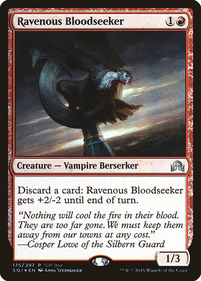 Ravenous Bloodseeker (Gift Box) [Shadows over Innistrad Promos] | Event Horizon Hobbies CA