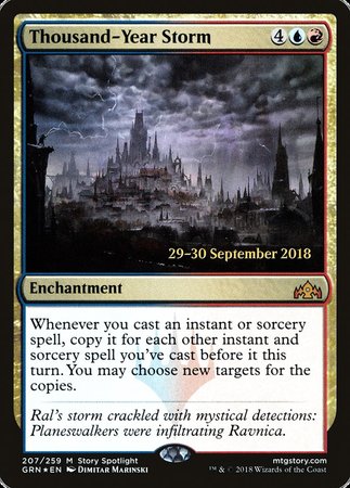 Thousand-Year Storm [Guilds of Ravnica Promos] | Event Horizon Hobbies CA