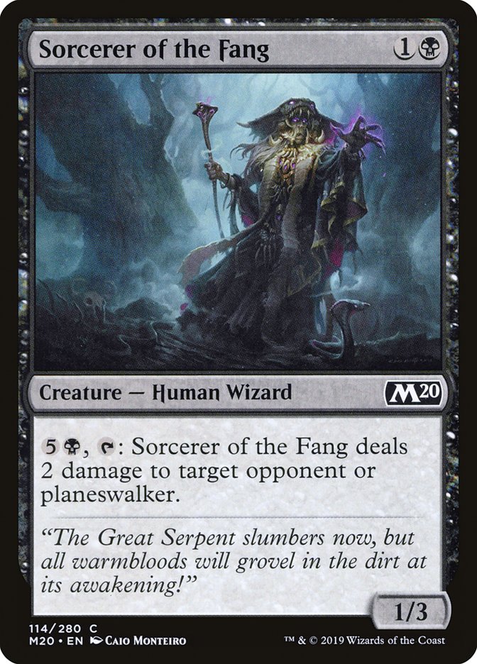 Sorcerer of the Fang [Core Set 2020] | Event Horizon Hobbies CA