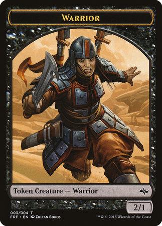 Warrior Token [Fate Reforged Tokens] | Event Horizon Hobbies CA