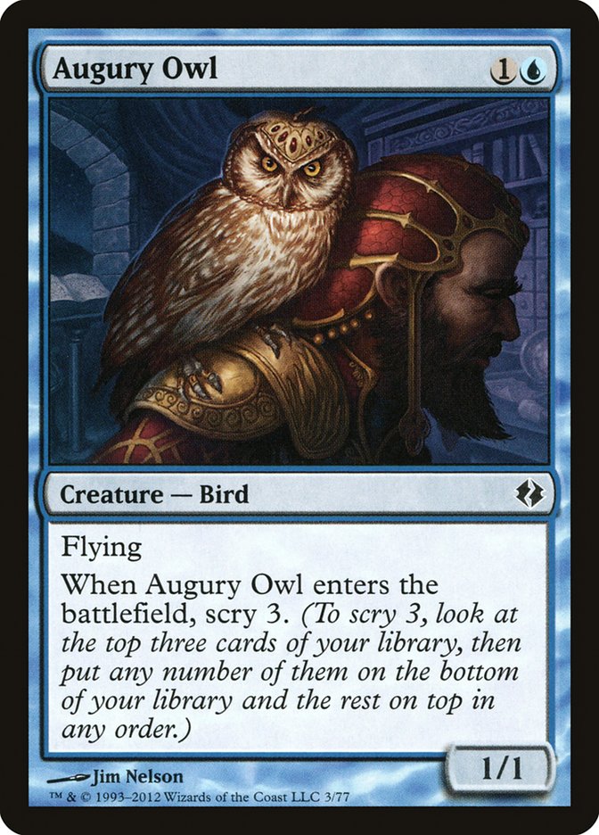 Augury Owl [Duel Decks: Venser vs. Koth] | Event Horizon Hobbies CA
