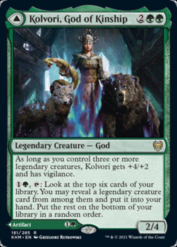 Kolvori, God of Kinship // The Ringhart Crest [Kaldheim] | Event Horizon Hobbies CA