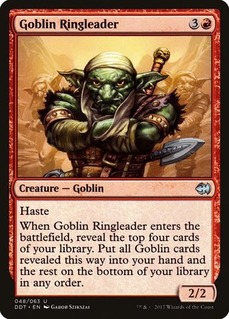 Goblin Ringleader [Duel Decks: Merfolk vs. Goblins] | Event Horizon Hobbies CA
