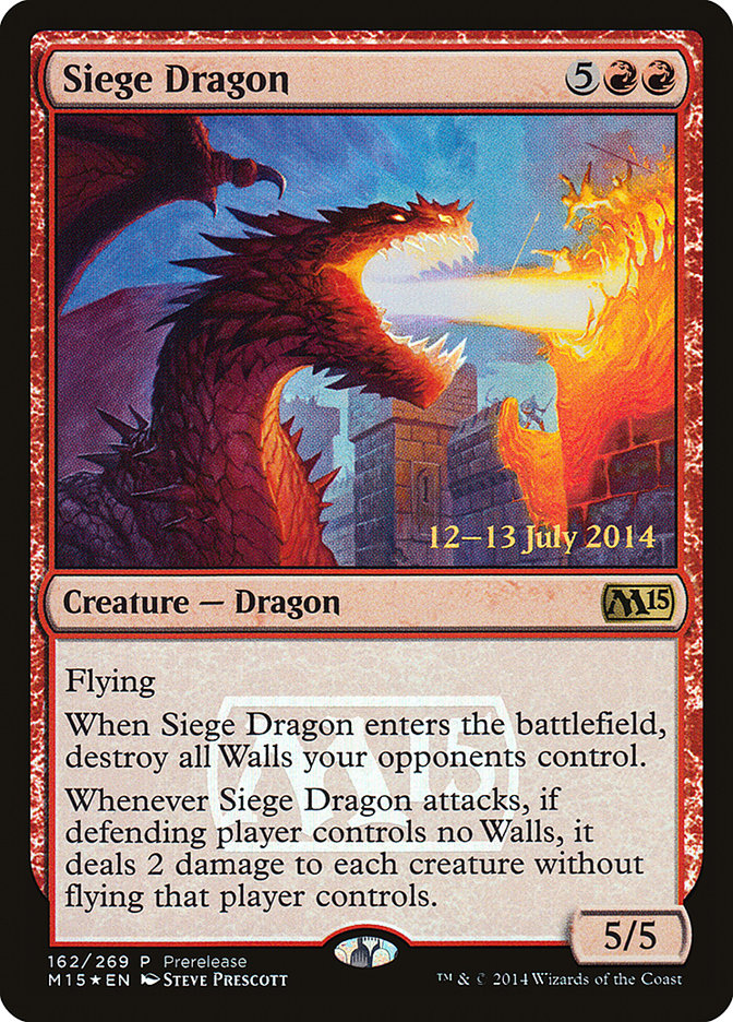 Siege Dragon [Magic 2015 Promos] | Event Horizon Hobbies CA