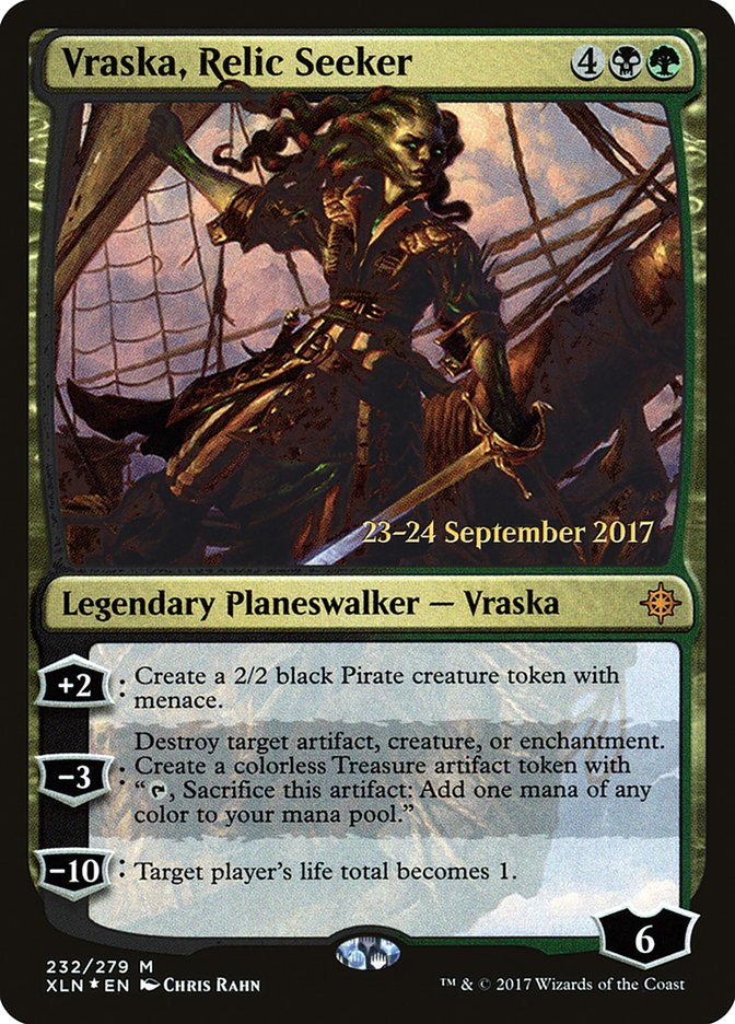 Vraska, Relic Seeker  [Ixalan Prerelease Promos] | Event Horizon Hobbies CA