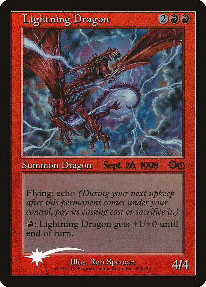 Lightning Dragon [Urza's Saga Promos] | Event Horizon Hobbies CA