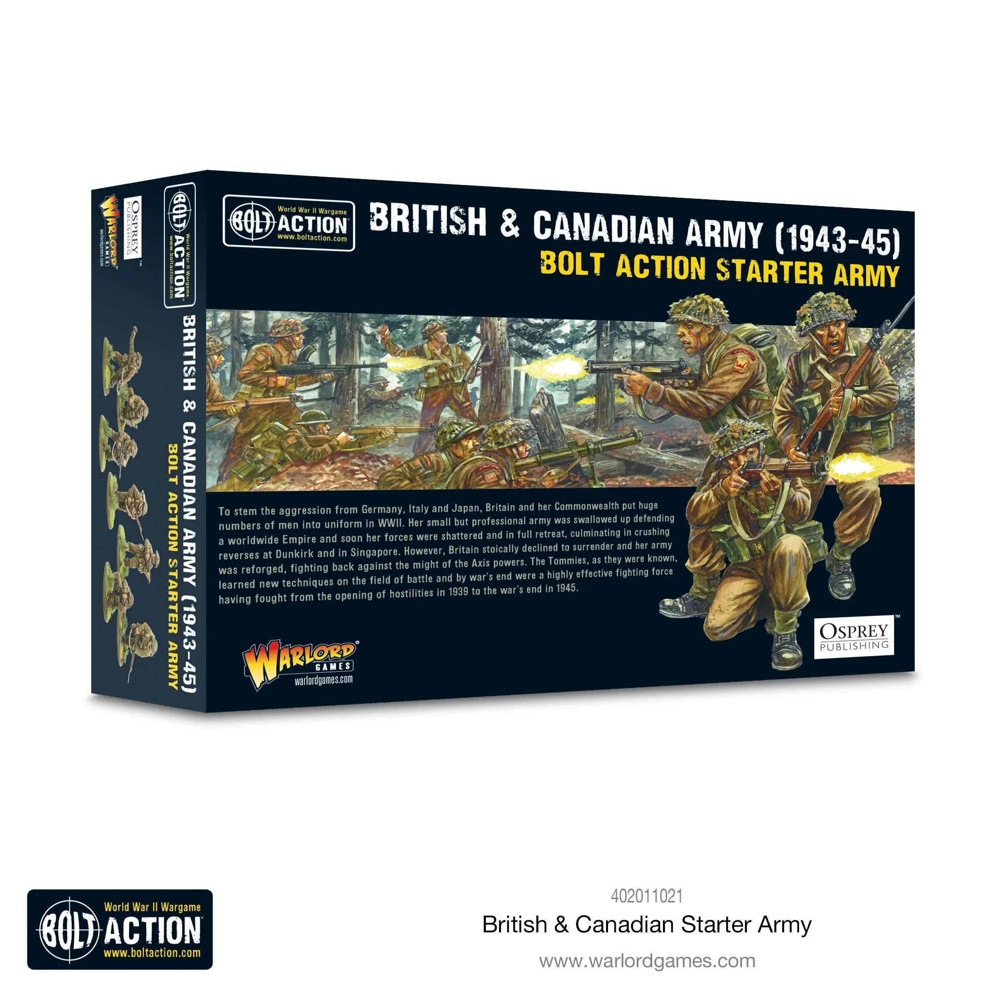 Warlord Games - Bolt Action - British & Canadian Starer Army (1943-45) | Event Horizon Hobbies CA