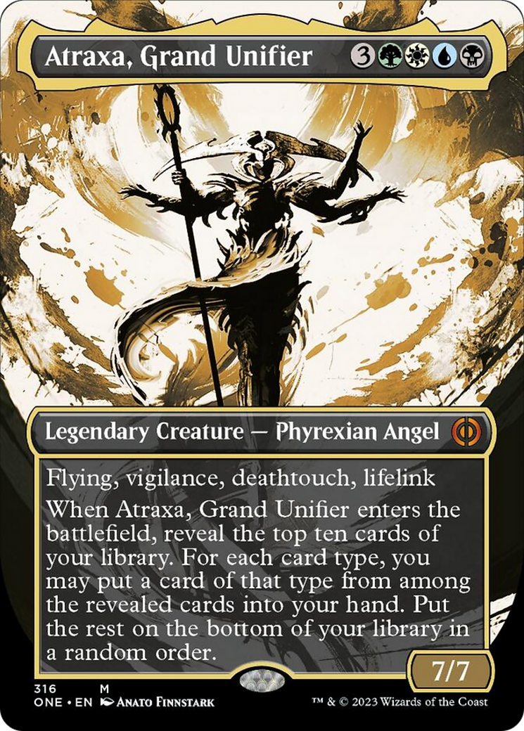 Atraxa, Grand Unifier (Borderless Ichor) [Phyrexia: All Will Be One] | Event Horizon Hobbies CA