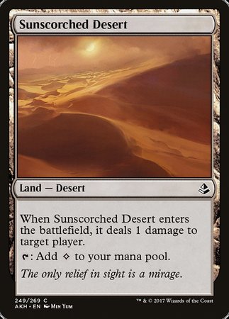Sunscorched Desert [Amonkhet] | Event Horizon Hobbies CA