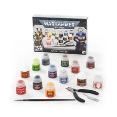 Warhammer 40,000: Paints + Tools Set | Event Horizon Hobbies CA