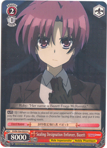 Sealing Designation Enforcer, Bazett (PI/EN-S04-E023 C) [Fate/kaleid liner PRISMA ILLYA DX]