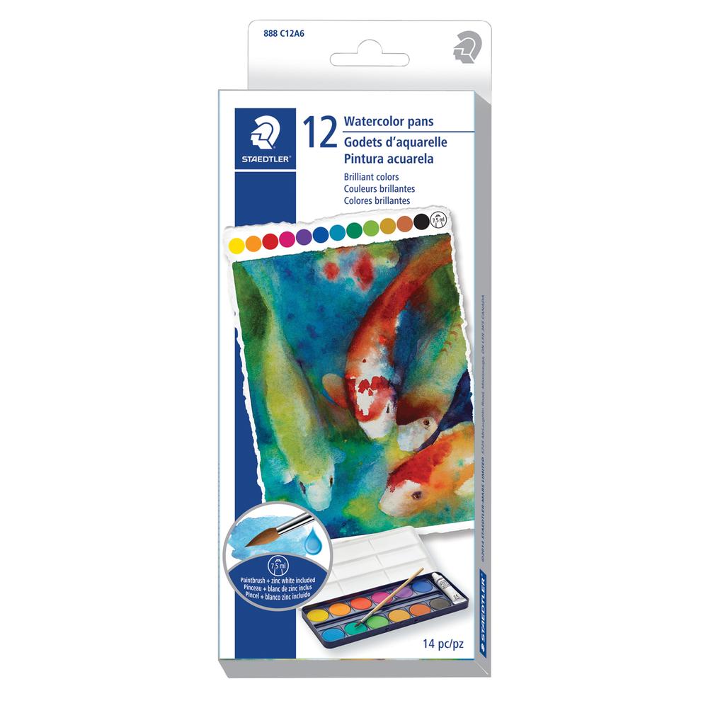 Staedtler - Watercolor Pans (14pc) | Event Horizon Hobbies CA
