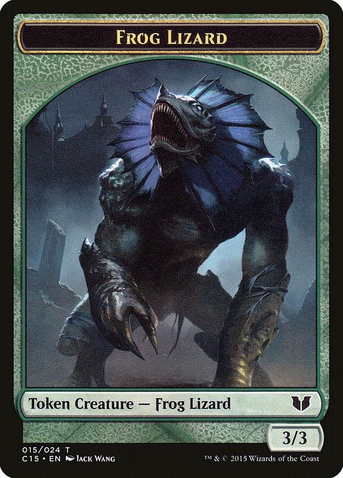 Frog Lizard Token [Commander 2015 Tokens] | Event Horizon Hobbies CA