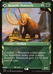 Kazandu Mammoth // Kazandu Valley (Showcase) [Zendikar Rising] | Event Horizon Hobbies CA