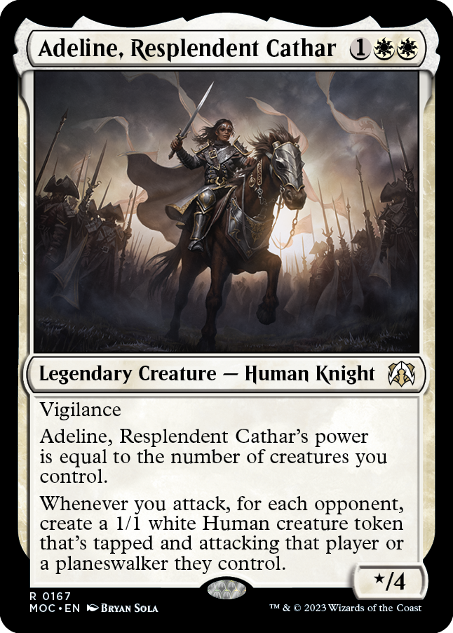 Adeline, Resplendent Cathar [March of the Machine Commander] | Event Horizon Hobbies CA