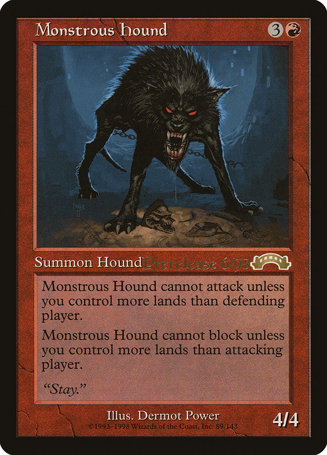 Monstrous Hound [Exodus Promos] | Event Horizon Hobbies CA