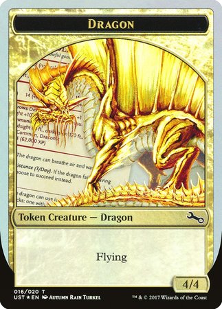 Gold Dragon Token [Unstable Tokens] | Event Horizon Hobbies CA