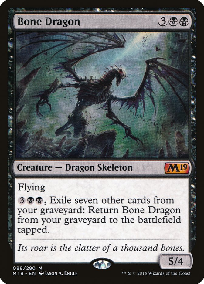 Bone Dragon [Core Set 2019] | Event Horizon Hobbies CA