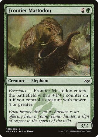 Frontier Mastodon [Fate Reforged]