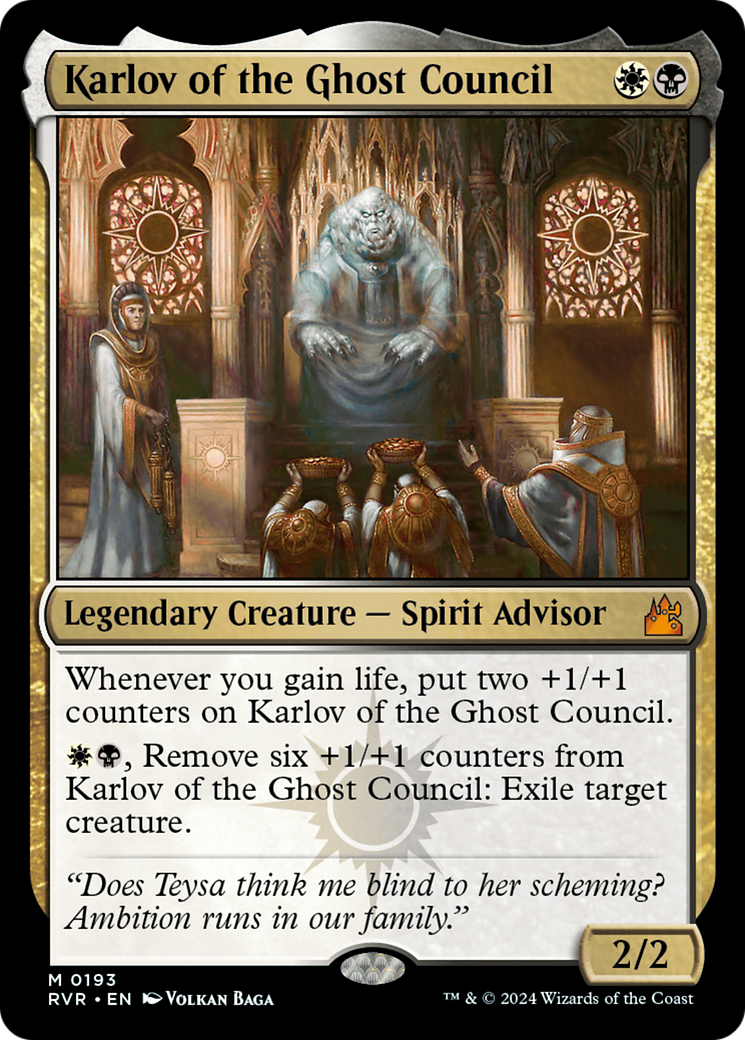 Karlov of the Ghost Council [Ravnica Remastered] | Event Horizon Hobbies CA