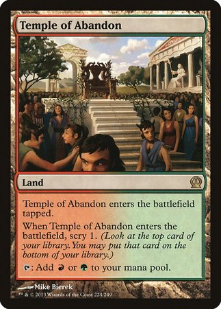 Temple of Abandon [Theros] | Event Horizon Hobbies CA