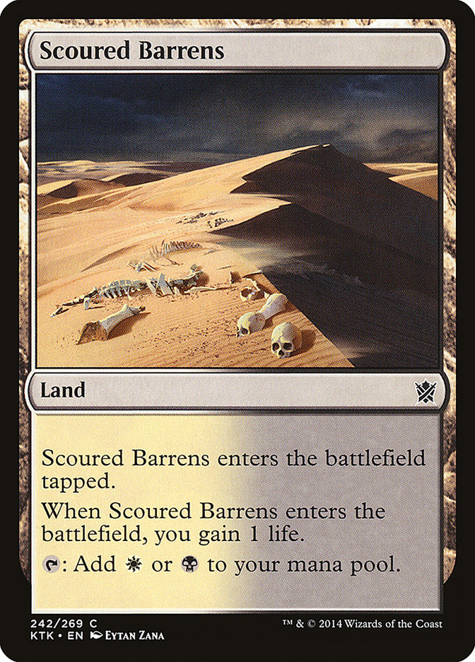 Scoured Barrens [Khans of Tarkir] | Event Horizon Hobbies CA