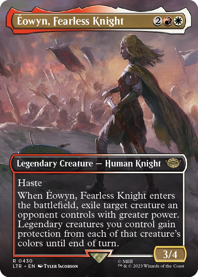 Eowyn, Fearless Knight (Borderless Alternate Art) [The Lord of the Rings: Tales of Middle-Earth] | Event Horizon Hobbies CA