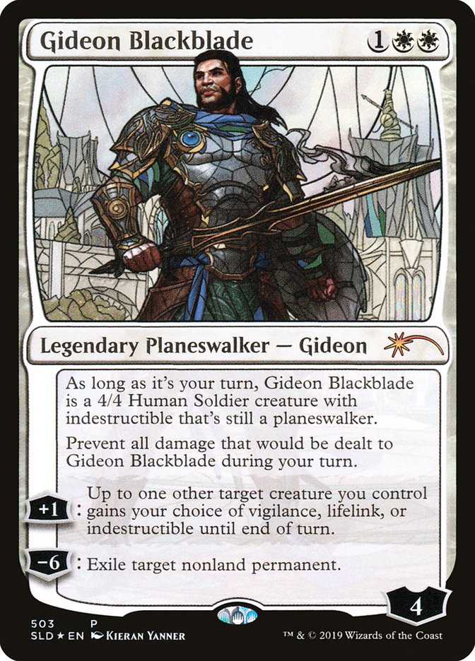 Gideon Blackblade (Stained Glass) [Secret Lair Drop Promos] | Event Horizon Hobbies CA