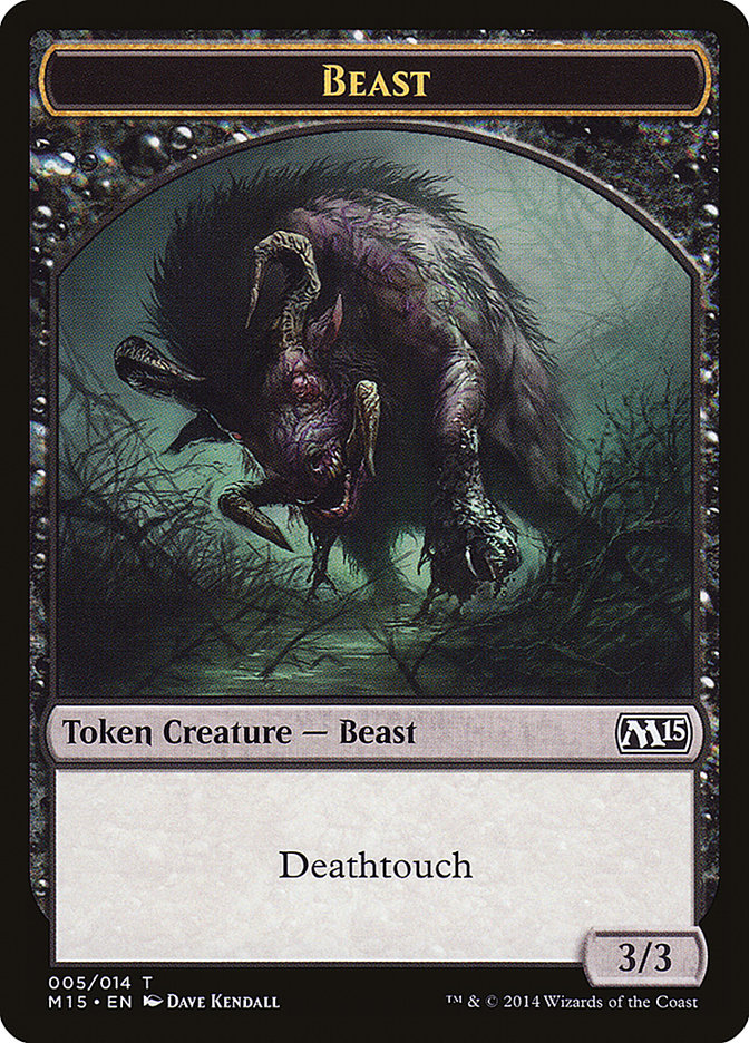Beast (005/014) [Magic 2015 Tokens] | Event Horizon Hobbies CA