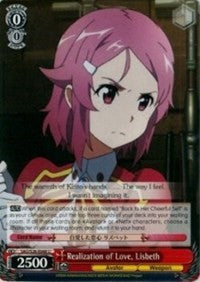 Realization of Love, Lisbeth (SAO/S26-E048 U) [Sword Art Online Vol.2]
