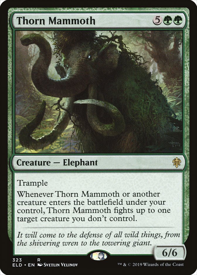 Thorn Mammoth [Throne of Eldraine] | Event Horizon Hobbies CA