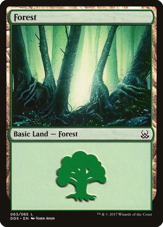 Forest (63) [Duel Decks: Mind vs. Might] | Event Horizon Hobbies CA