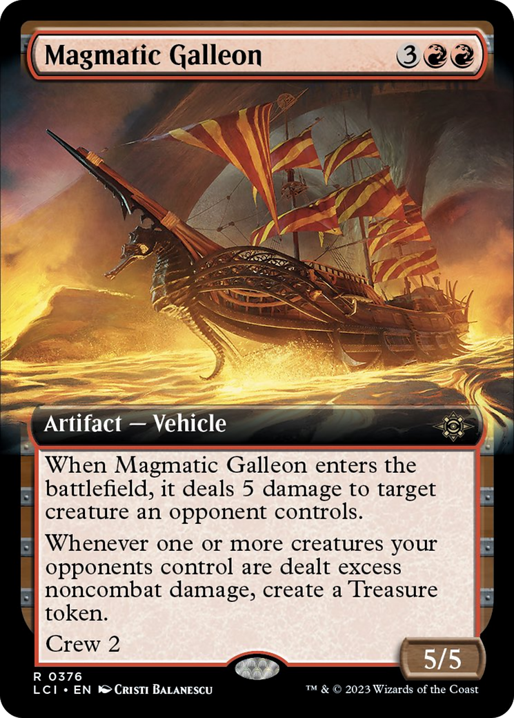 Magmatic Galleon (Extended Art) [The Lost Caverns of Ixalan] | Event Horizon Hobbies CA
