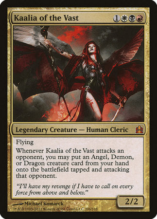 Kaalia of the Vast [Commander 2011] | Event Horizon Hobbies CA