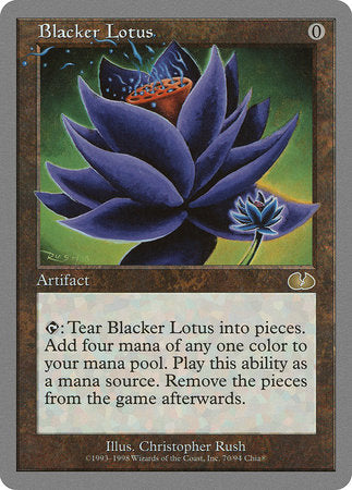 Blacker Lotus [Unglued] | Event Horizon Hobbies CA