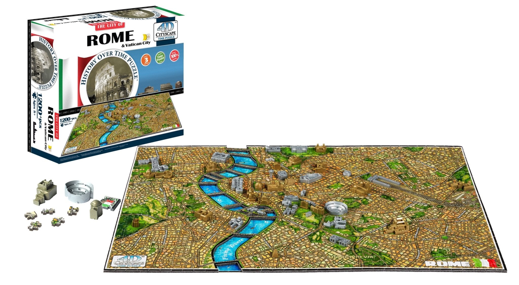 Puzzles - 4D Cityscape - Rome | Event Horizon Hobbies CA