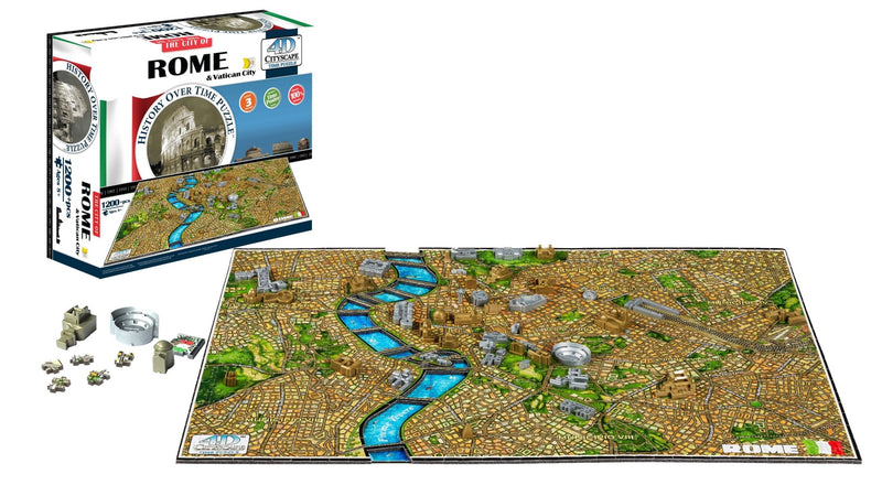Puzzles - 4D Cityscape - Rome